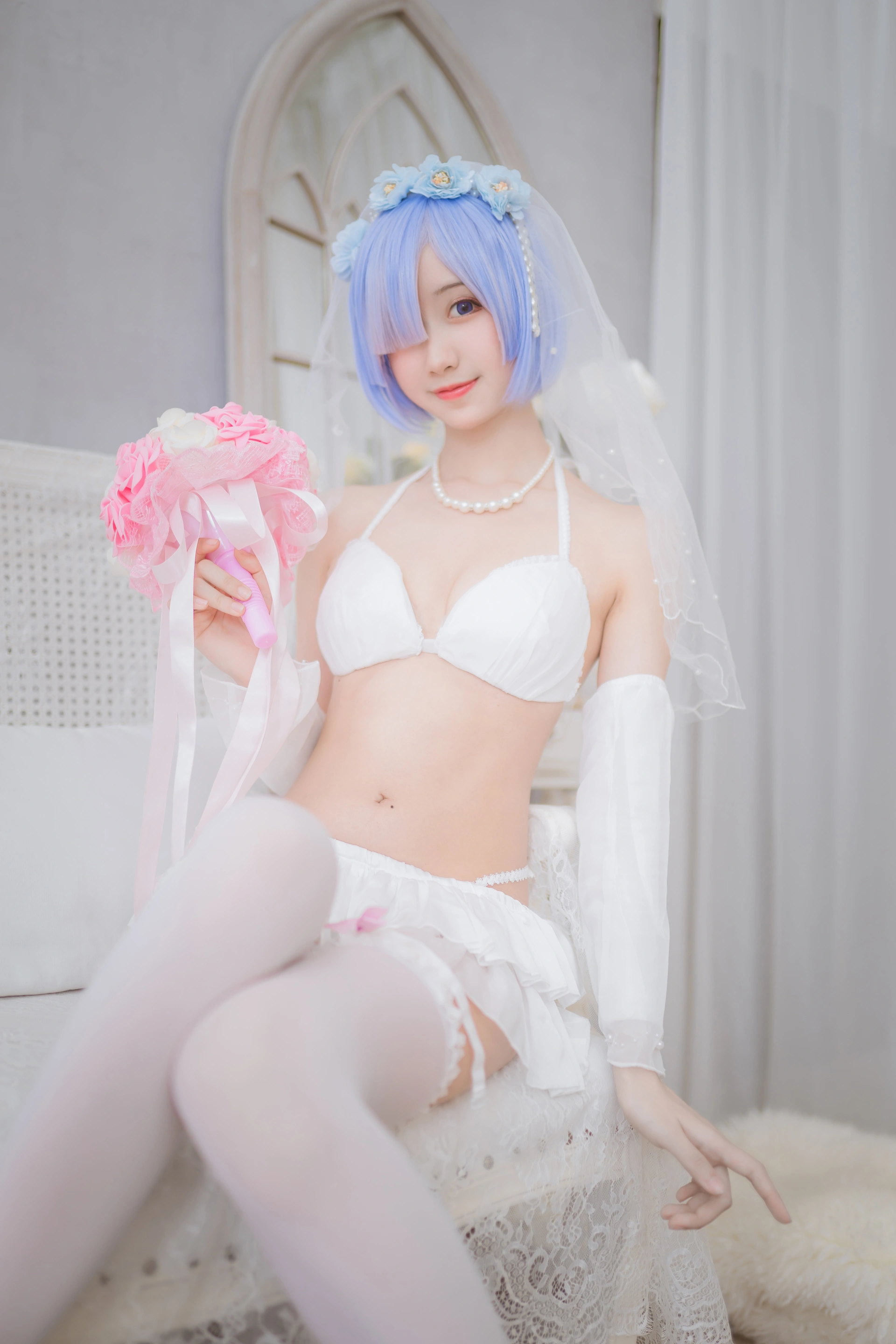 木绵绵OwO - NO.62 蕾姆婚纱 3