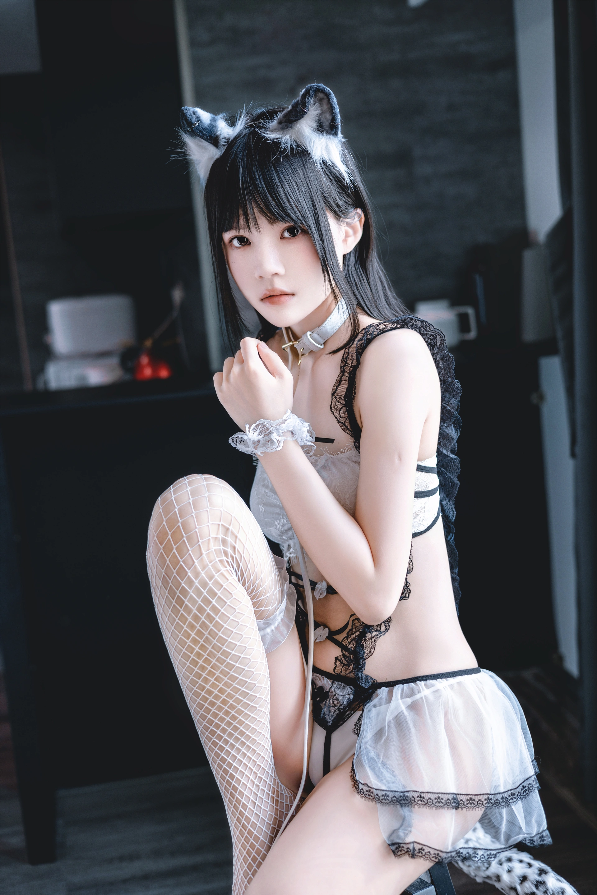 桜桃喵 - NO.163 拥豹 1